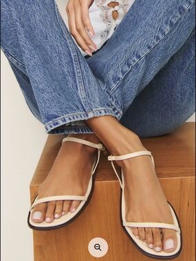 Reformation Lake Flat Sandals 11